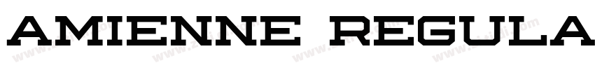 Amienne Regular字体转换